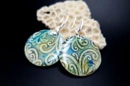 Jewelry from "Faux Glazed Cracked Ceramic" course for your inspiration #12