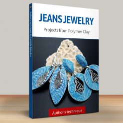 Faux Jeans/Denim Fabric: Part.3 Jeans Earrings #1