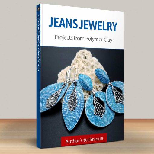 Faux Jeans/Denim Fabric: Part.3 Jeans Earrings #1