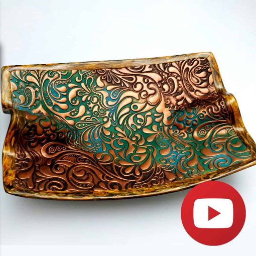 Jewelry/Candy plate with magic veneer #26096