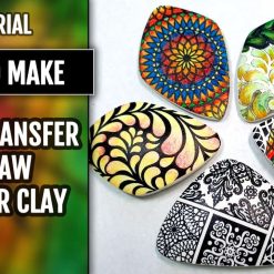 How to make image transfer on raw polymer clay #168795