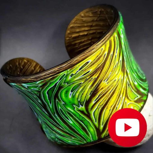 How to make cuff bracelet "Tropical Siesta" #31622