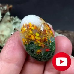 How to make Realistic Moss Agate stone imitation #27040