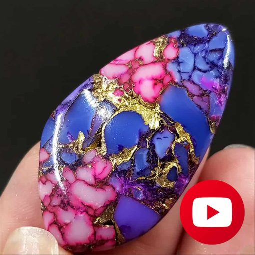 How to make Purple Turquoise stone imitation #27048