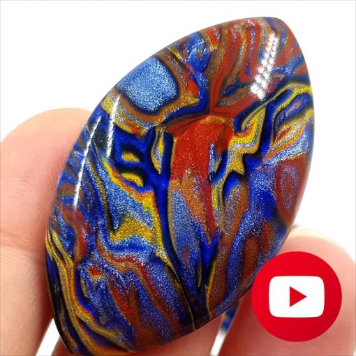 How to make Pietersite stone (Detroit agate) imitation #27056