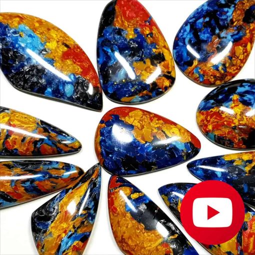 How to make realistic Pietersite stone imitation #27032