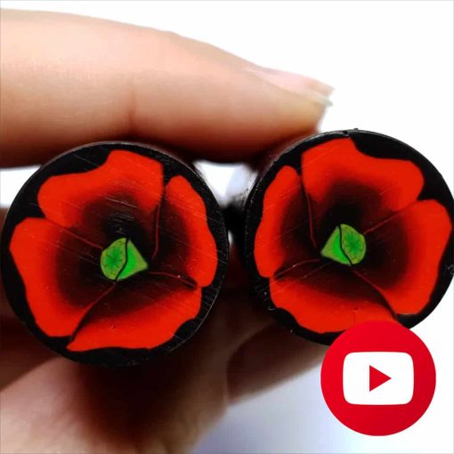 How to make unique poppy flower cane #26976