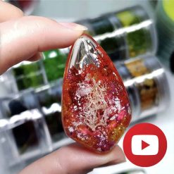 How to make faux lodolite quartz with UV resin #26209