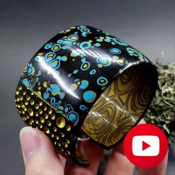 How to make stylish bracelet from polymer clay #26609