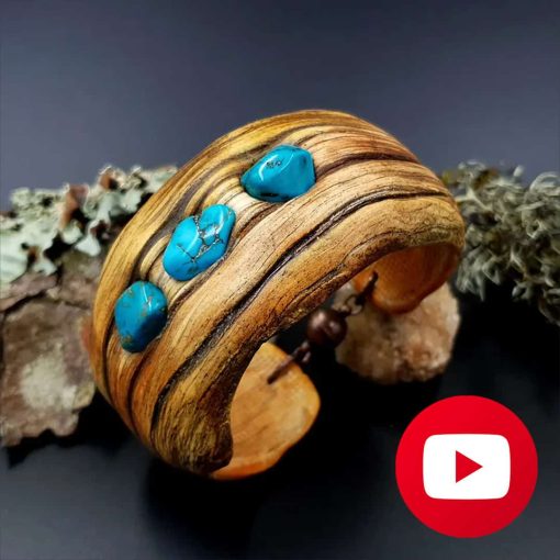How to make polymer clay faux driftwood bracelet #26629