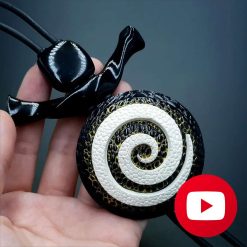 Stylish long pendant completely #26632