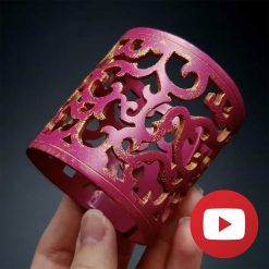 How to make polymer clay bracelet with holes #26255