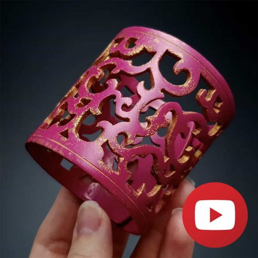 How to make polymer clay bracelet with holes #26255