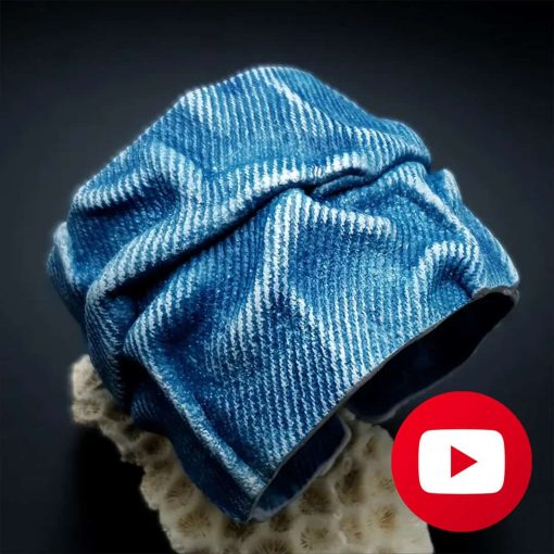 How to make polymer clay faux jeans bracelet #26598