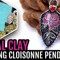 Amazing Flower ? - Pendant with Enamel Effect