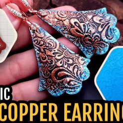 Romantic Faux Copper Earrings