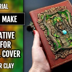 Praying Forest Goddess - Decorative Part for Book Cover #168577