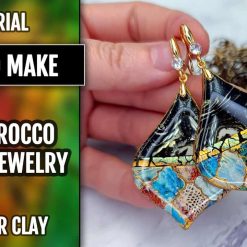 Moroccan Style Earrings with unique tools